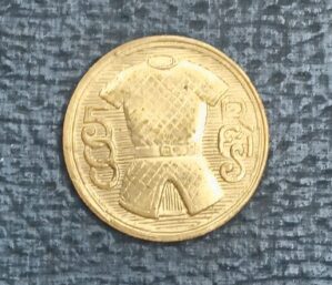 MOEDA DE BRONZE-ALUMINIO, BRASIL PADRÃO RÉIS, 500 RÉIS, 1932, COLETINHO, 4,00 GR