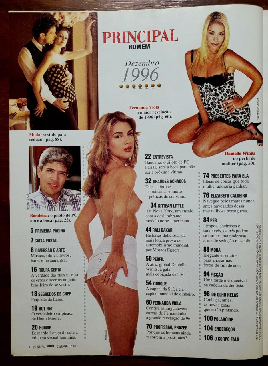 | Casa do Colecionador Revista Principal Nº 16 (Dezembro/1996) | Fernanda Viola, Danielle Winits, Rali Dakar, Zurique, Kittean Little e Mais