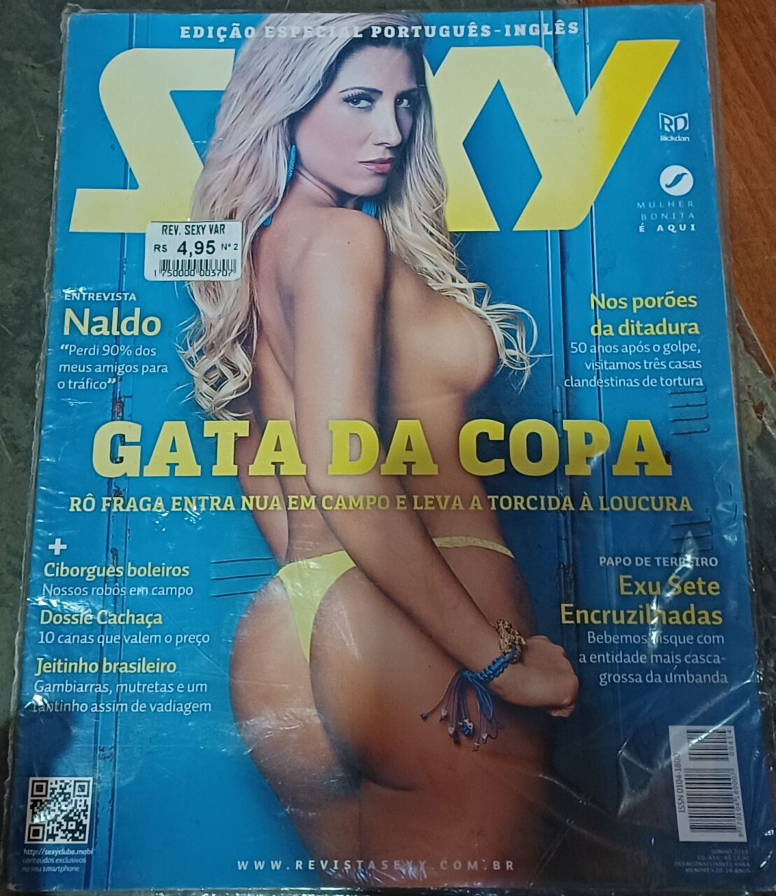 | Casa do Colecionador Sexy Gata da Copa Rô Fraga Lacrada