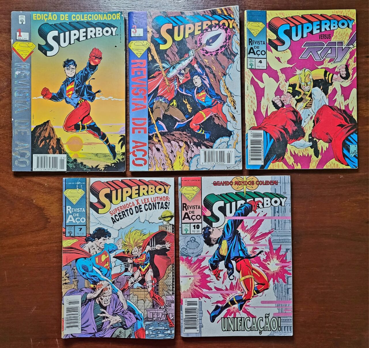| Casa do Colecionador Superboy Dc Lote Com 5 Edicoes Raras Leitura Economica Anos 90 Leia A Descricao Hq 2