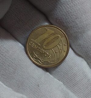 10 Centavos 2003 c/brilho de cunho Sku 1833