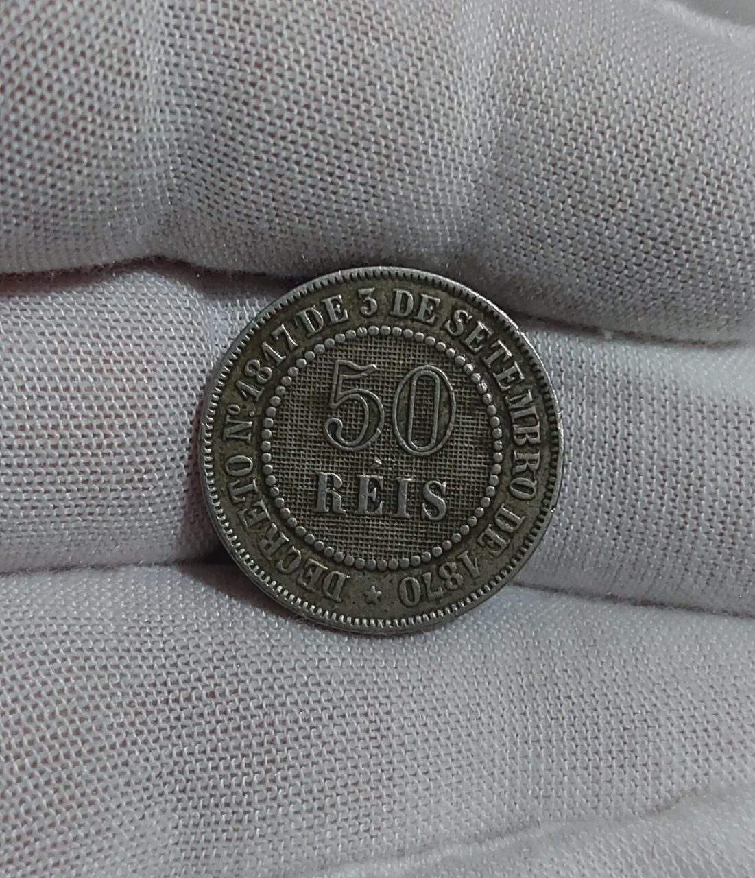 | Casa do Colecionador 50 Réis 1886 Sku 2078