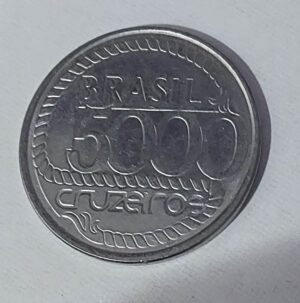 5000 Cruzeiros 1992 Tiradentes Sku 2107