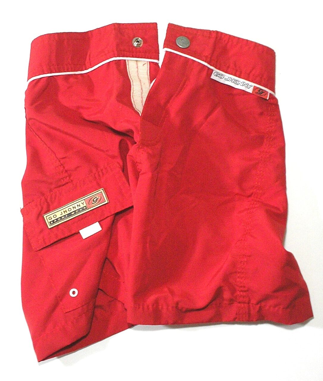 | Casa do Colecionador - Bermuda Tactel Menino Go Jhonny, veste 2 a 3 anos, cintura 42 cm, com bolso esportivo na perna