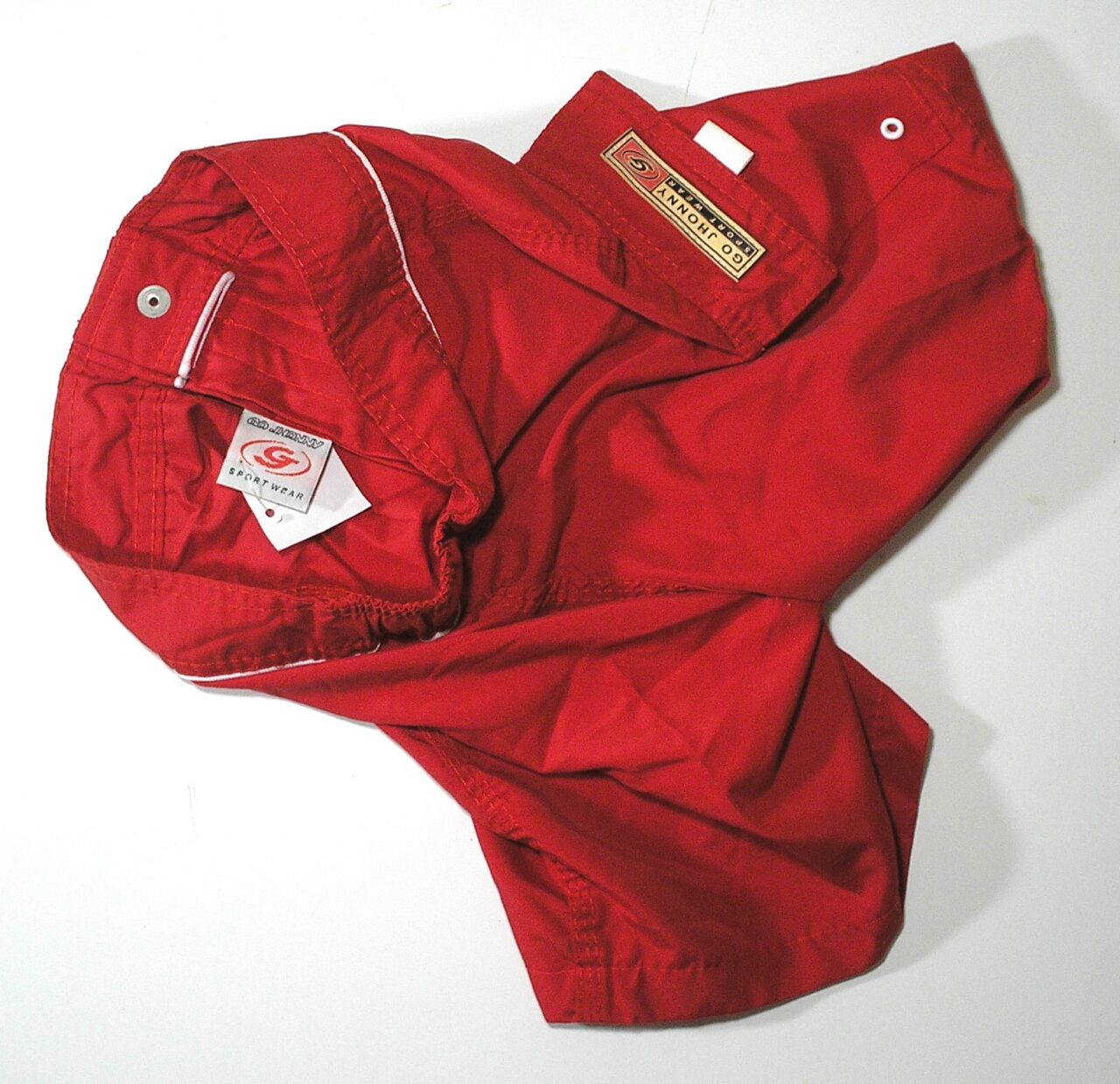 | Casa do Colecionador - Bermuda Tactel Menino Go Jhonny, veste 2 a 3 anos, cintura 42 cm, com bolso esportivo na perna