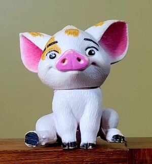 Brinde McDonald's - Miniatura Porquinho Pua (Moana) - 6cm de Altura