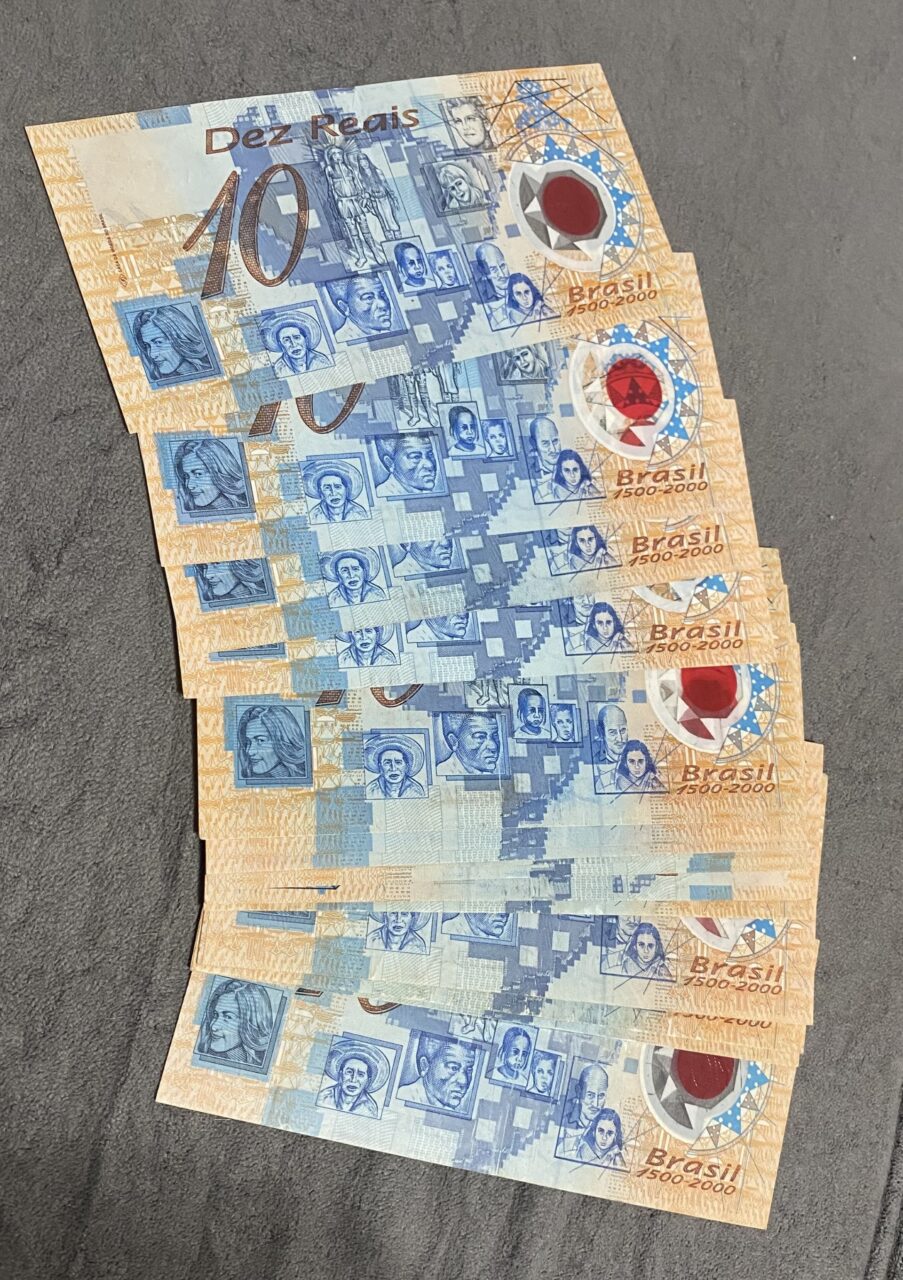 | Casa do Colecionador Cédula de 10 Reais Polímero Soberba