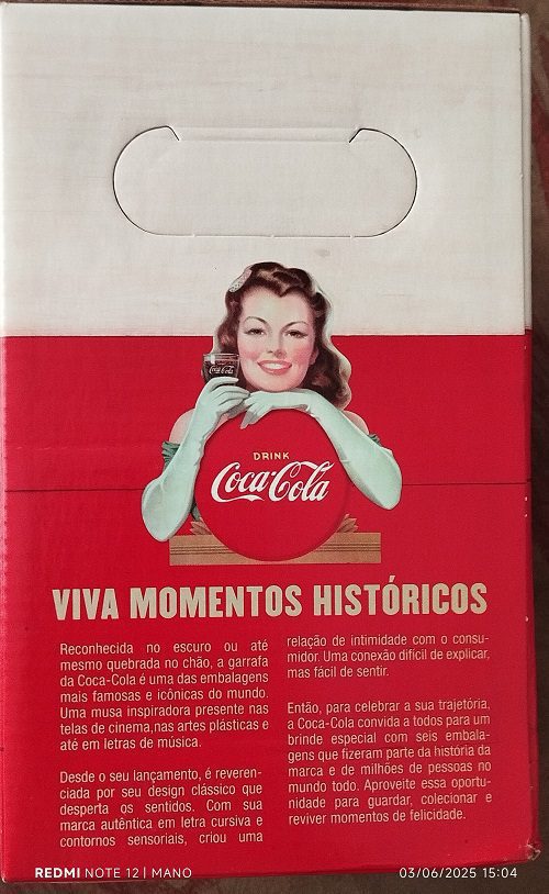 | Casa do Colecionador COCA COLA GARRAFAS HISTORICAS CHEIAS