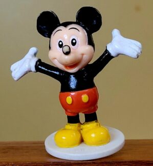 Miniatura Mickey Mouse Disney – Tampa Colecionável Nestlé Smarties Anos 90 (loose)