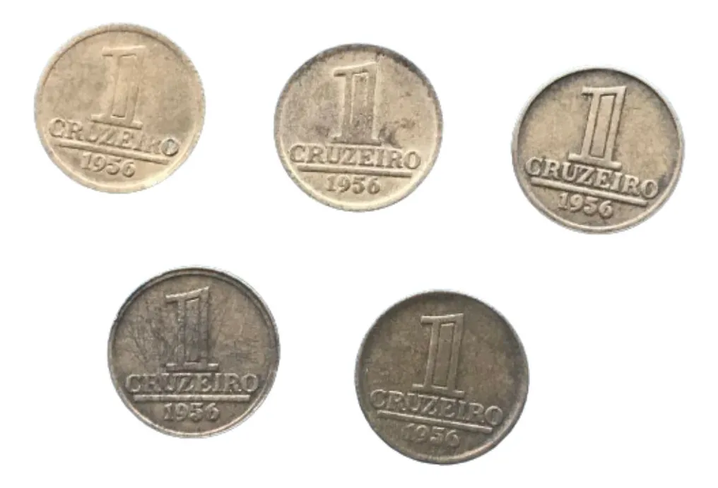 | Casa do Colecionador MOEDA 1 CRUZEIRO 1956. ESCASSA. SOBERBA/FC (VALOR DE CADA)