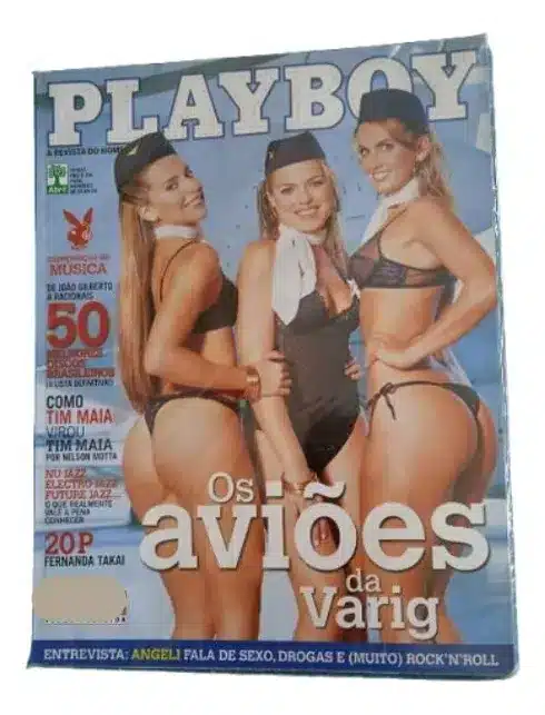 | Casa do Colecionador Playboy Aviões da Varig - Revista Lacrada - Ano 2006. No. 375