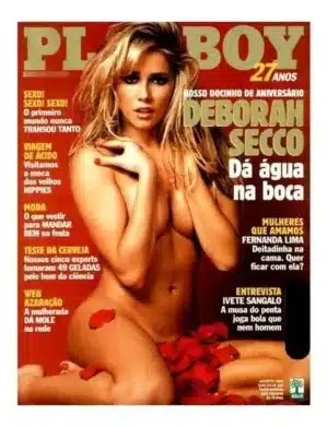 Playboy Deborah Secco - Edição Aniversário - Revista lacrada - No. 325. Ano 2002. Top Playboy
