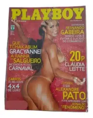 Playboy Gracyanne Barbosa - Revista Lacrada na Fábrica - Ano 2007. No. 381