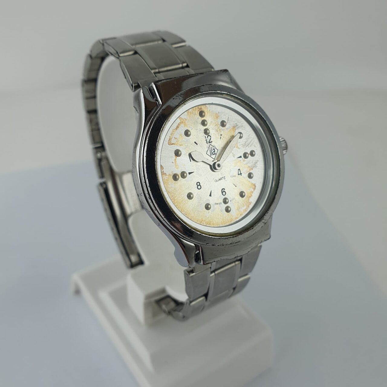 | Casa do Colecionador Relógio Braille Tátil Swiss Quartz Unisex Retrô (Frete Grátis)