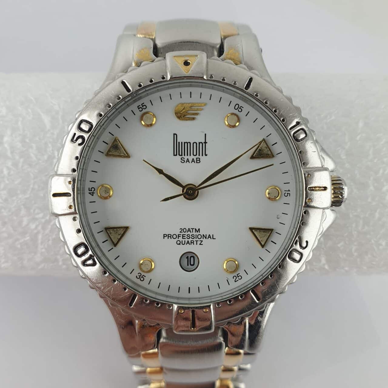 | Casa do Colecionador Relógio Dumont SAAB Mod DR 20043 Unisex Vintage (Frete grátis)