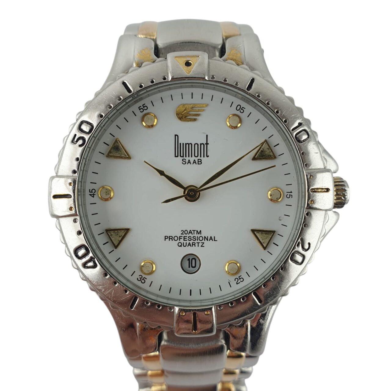 | Casa do Colecionador Relógio Dumont SAAB Mod DR 20043 Unisex Vintage (Frete grátis)