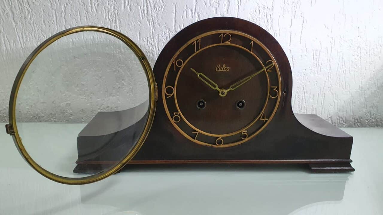 | Casa do Colecionador Relógio Silco Bimbam de Mesa Swiss Antigo Retrô (Com frete grátis)