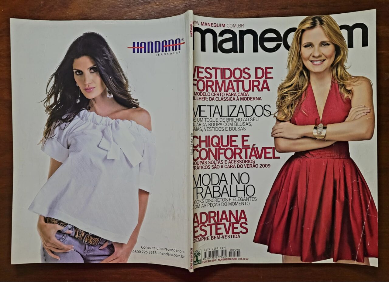 | Casa do Colecionador Revista Manequim No 590 Novembro 2008 Edicao Completa Com Caderno E Moldes