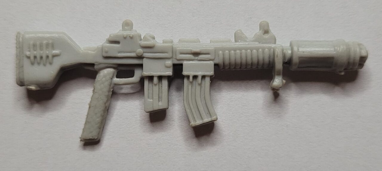 | Casa do Colecionador Rifle Branco Original do Spearhead & Max - Comandos em Ação Estrela - Anos 80