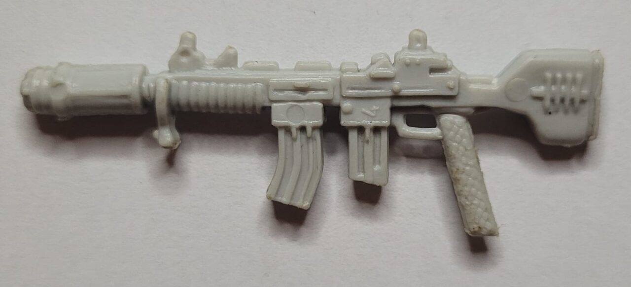 | Casa do Colecionador Rifle Branco Original do Spearhead & Max - Comandos em Ação Estrela - Anos 80