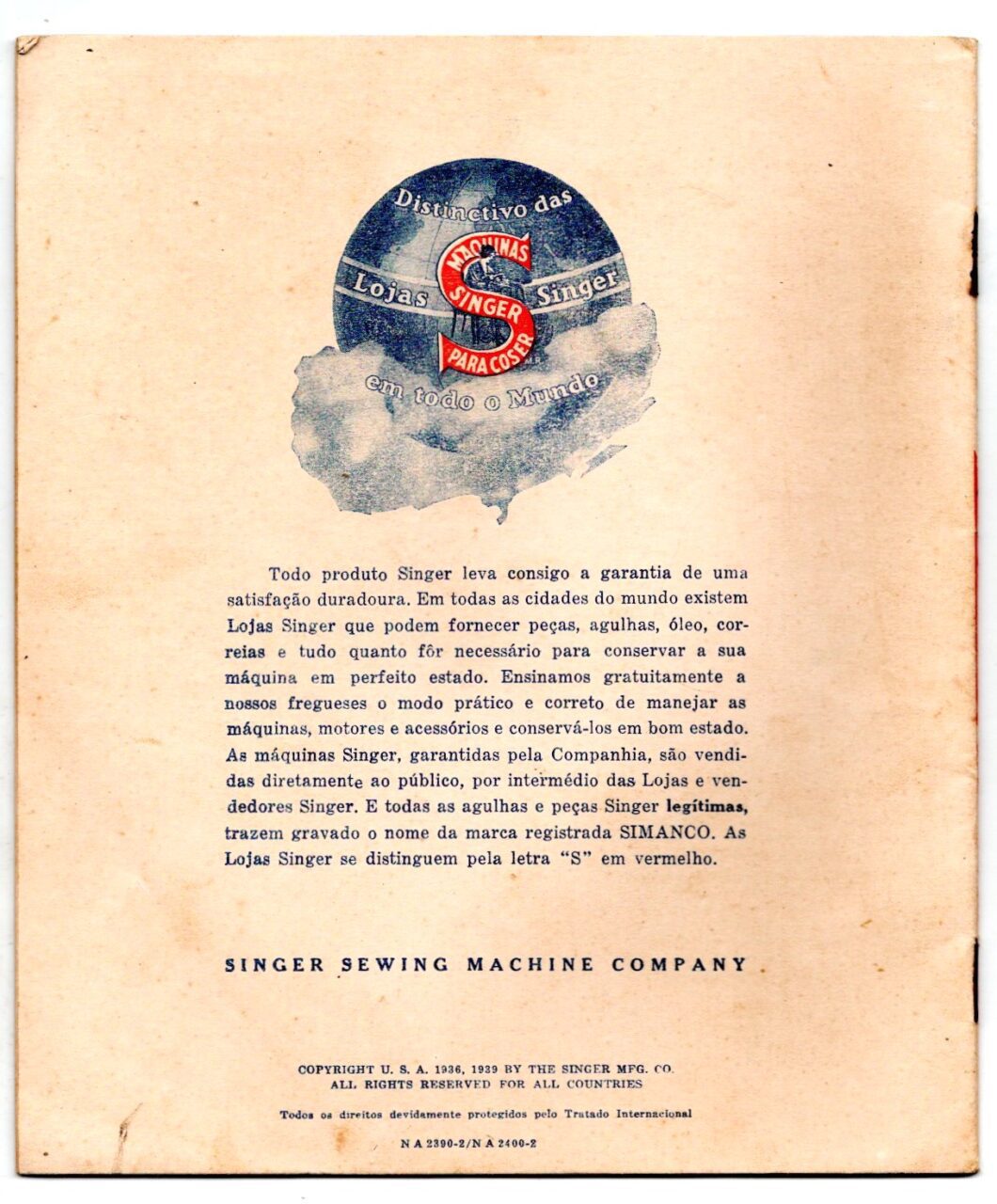 | Casa do Colecionador Singer - Manual Ilustrado de Corte e Costura e Decoração do Lar - Anos 40