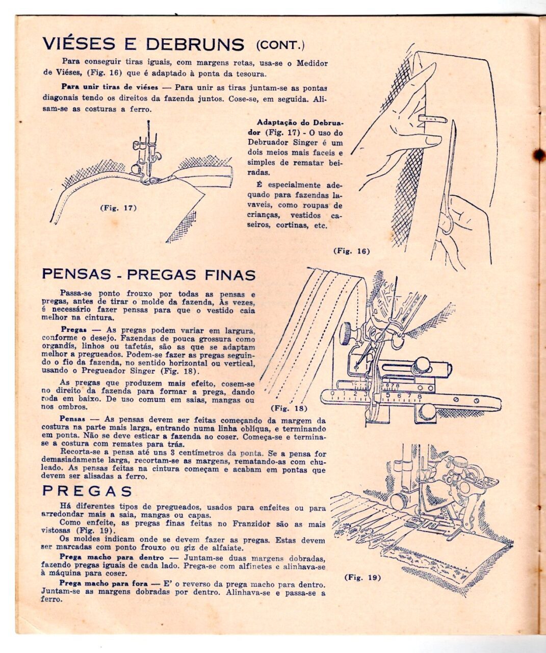 | Casa do Colecionador Singer - Manual Ilustrado de Corte e Costura e Decoração do Lar - Anos 40