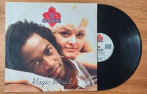 Vinil lp 2 colors Magic world. Importado da Itália.