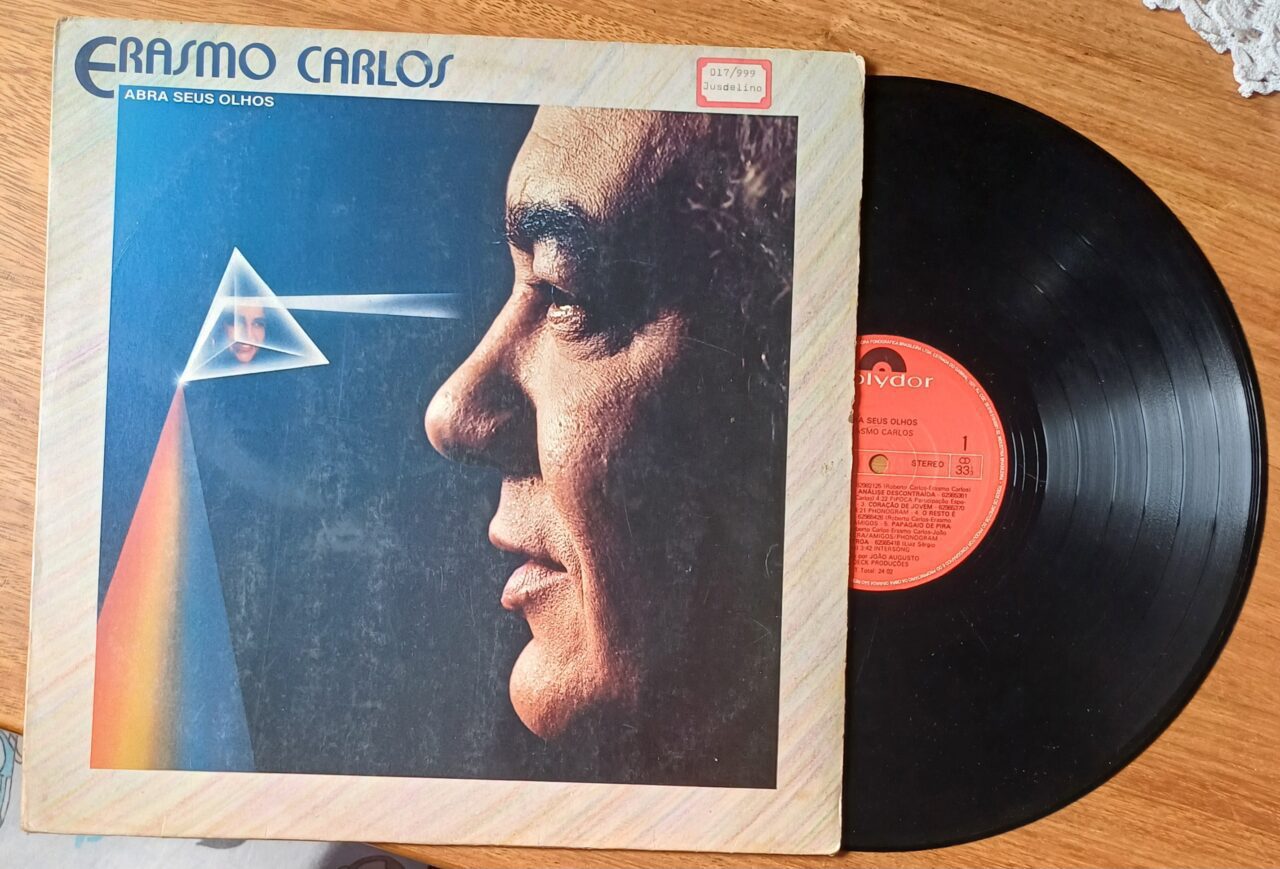 | Casa do Colecionador Vinil lp Erasmo Carlos Abra seus olhos. Coração de jovem