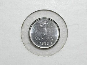 1 Centavo de 1983 / data escassa / Conservação Soberba/Flor