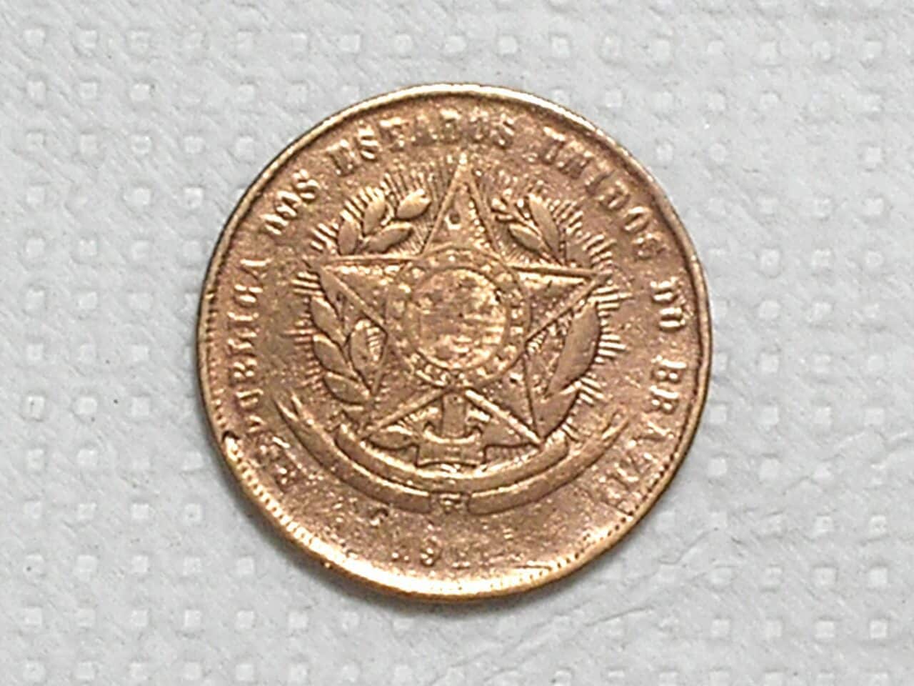 | Casa do Colecionador 20 Réis - 1911 / República / Bronze / Mbc / Cod. 910