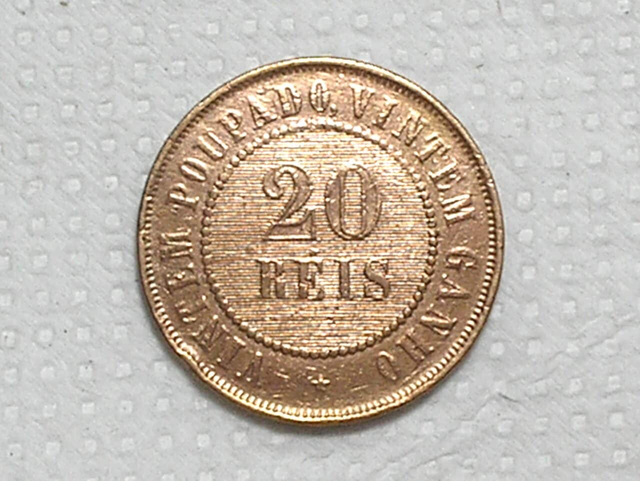 | Casa do Colecionador 20 Réis - 1911 / República / Bronze / Mbc / Cod. 910