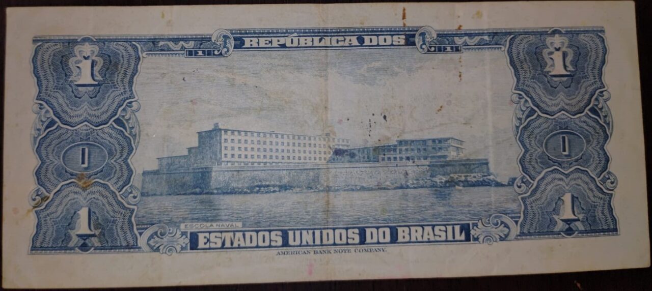 | Casa do Colecionador C009 - 1 Cruzeiro 1944 Autografado - 1ª Estampa MBC+ | Série 983 010219