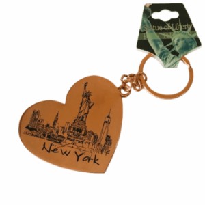 Chaveiro Nova York Coração Espelho