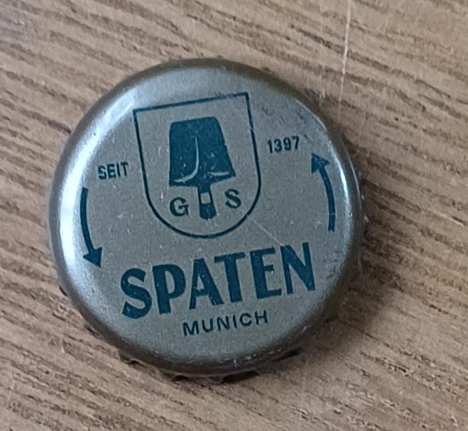 | Casa do Colecionador Embalagem tampinha cerveja Spaten munich.