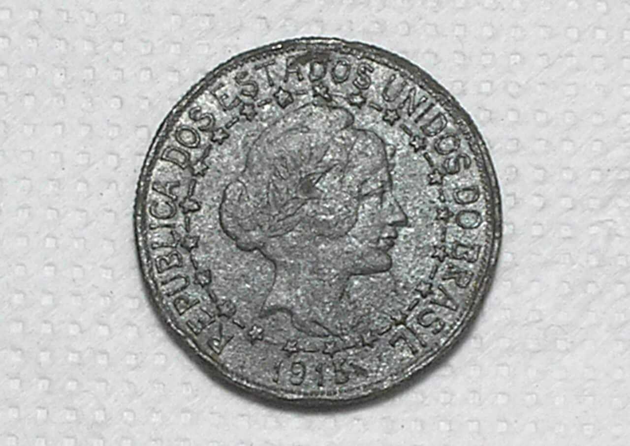| Casa do Colecionador Falsa Clássica da época) 2.000 Réis - 1913 - Estrelas Ligadas / Raro aparecer / Cod. 970