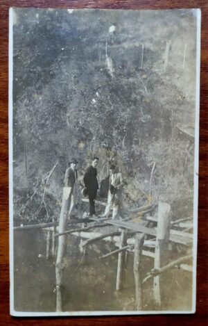 Fotografia Antiga Decada De 1930 Ponte Sobre O Rio Da Prata Ramal De Limeira Estrada De Ferro Cb