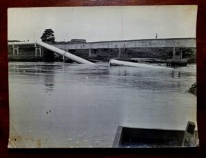 Fotografia Historica Antiga Queda De Duto Sobre Rio Carimbo Palacio Guanabara Decada De 1960
