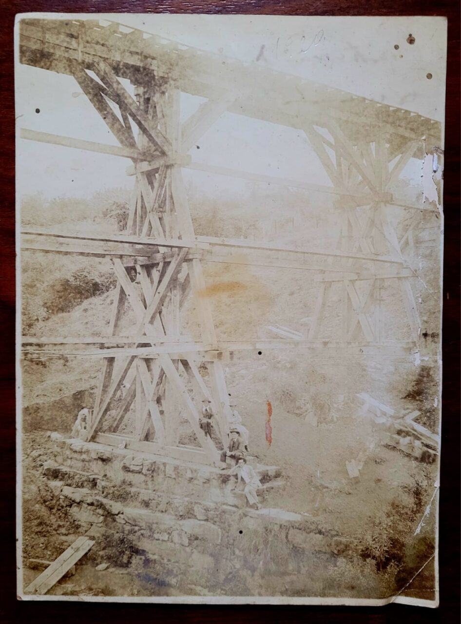 | Casa do Colecionador Fotografia Original 1929 Construcao Do Viaduto Da Quintinha Em Carijos Mg Estrada De Ferro Ca Brazil
