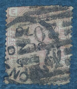GRÃ BRETANHA - selo stamp Scott #67 2 1/2p QUEEN VICTORIA , Wmk 29, 1876-80