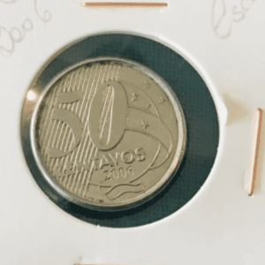 MOEDA 50 CENTAVOS 2006. REAL. ESCASSA