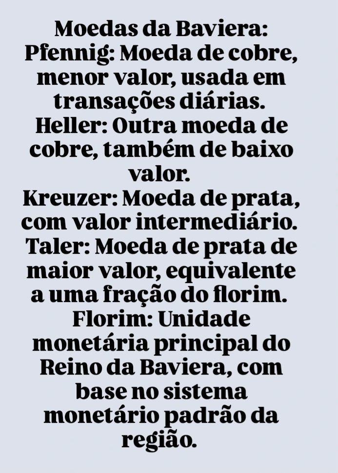 | Casa do Colecionador Moedas do mundo Reino da Bavaria Sku 2165