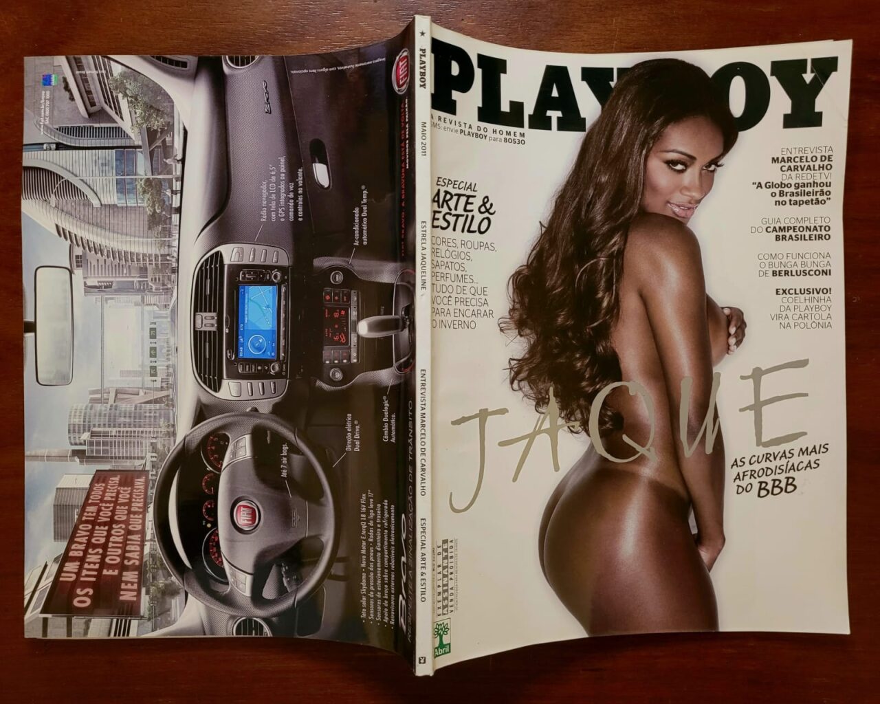 | Casa do Colecionador Playboy No 432 Maio 2011 Jaqueline Do Bbb 11 Revista Com Poster 3