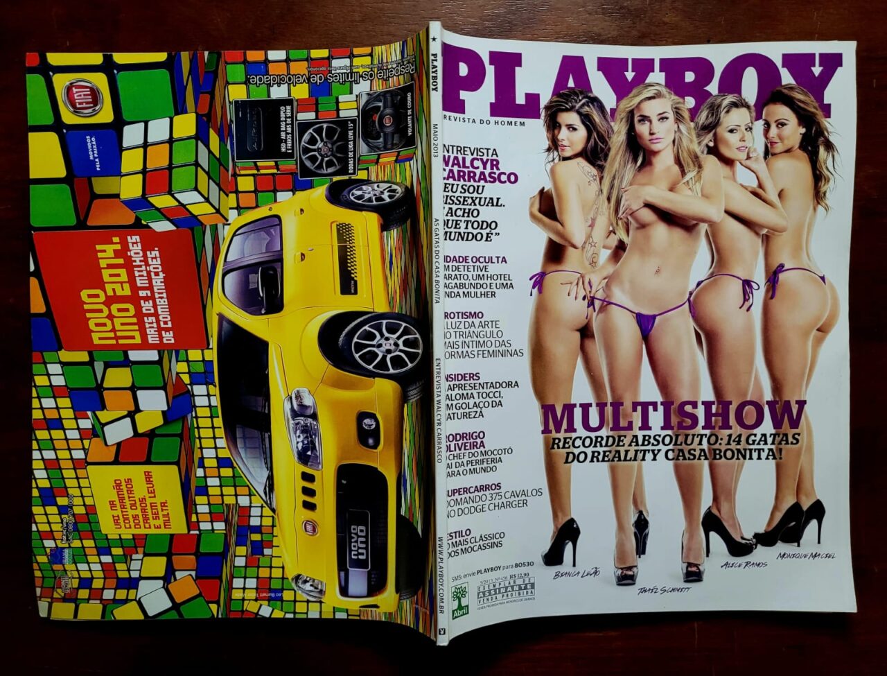 | Casa do Colecionador Playboy No 456 Maio 2013 14 Gatas Do Reality Casa Bonita Revista Com Poster 3