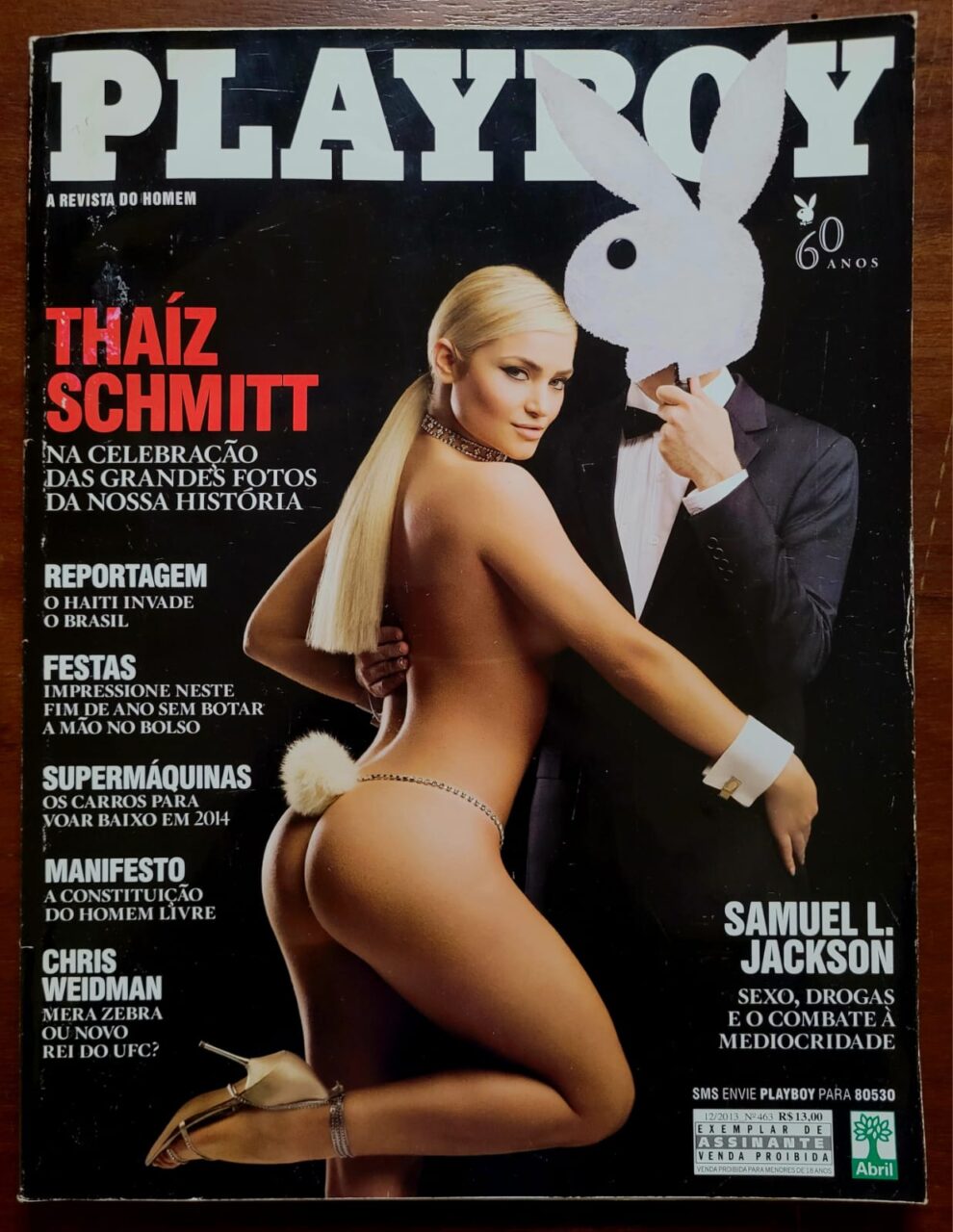 | Casa do Colecionador Playboy No 463 Dezembro 2013 Thaiz Schmitt Revista Com Poster