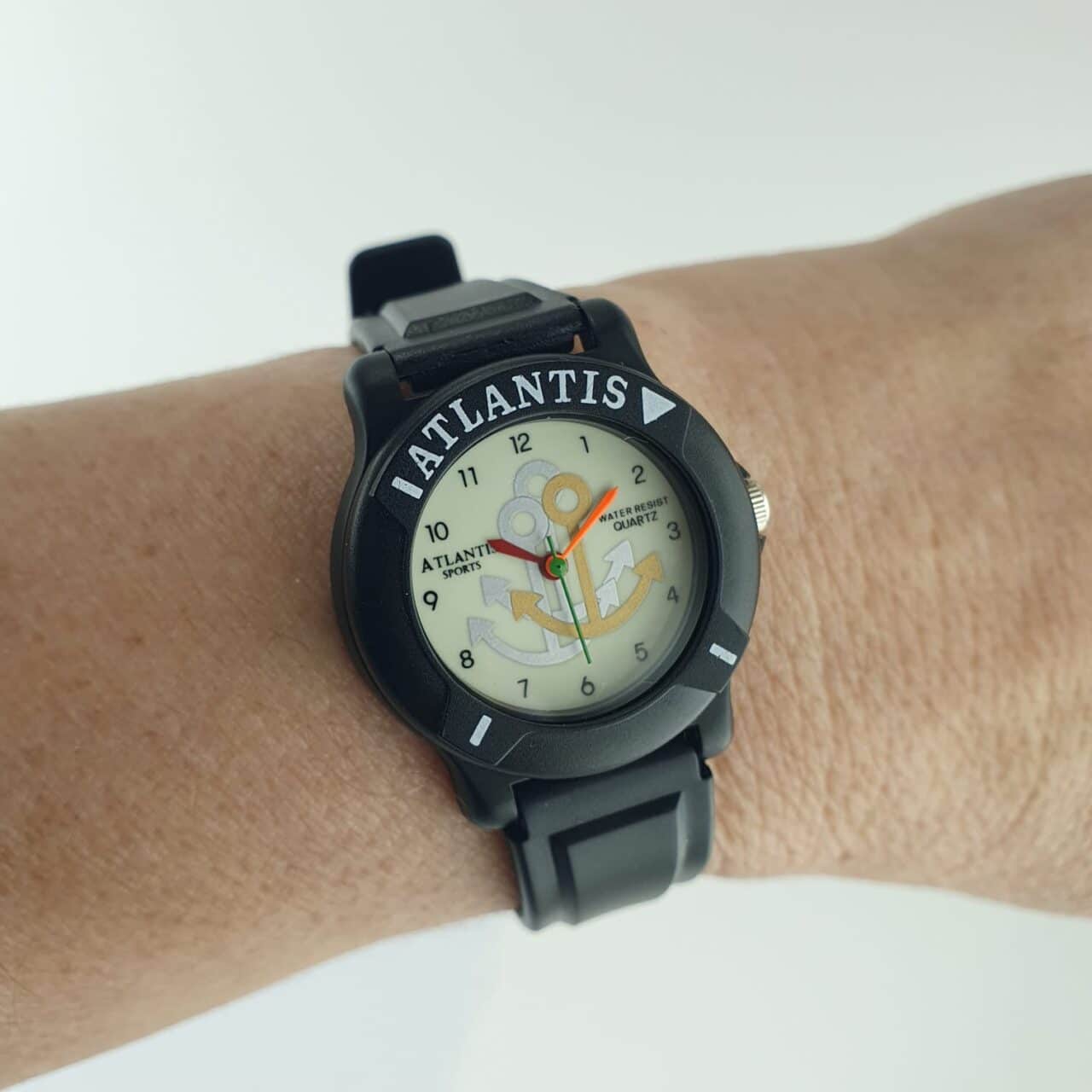 | Casa do Colecionador Relógio Atlantis Timão Sports Black Feminino Vintage (Frete Grátis)