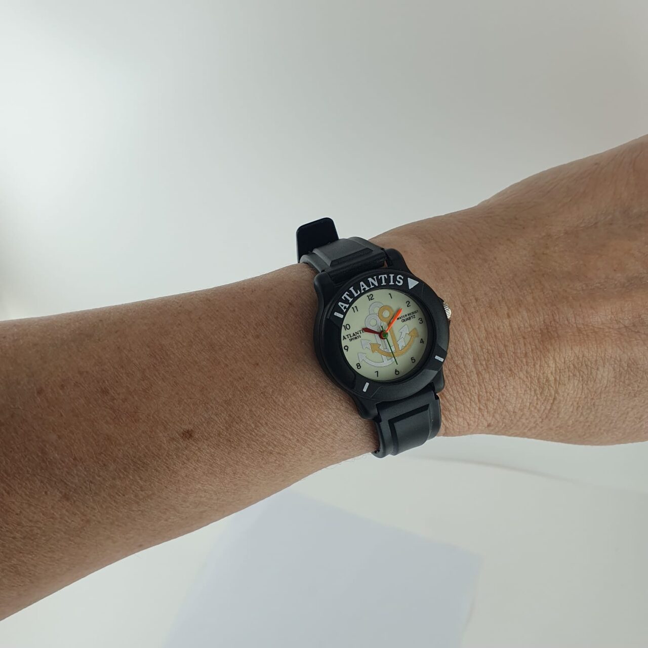 | Casa do Colecionador Relogio Atlantis Timao Sports Black Feminino Vintage Frete Gratis 6