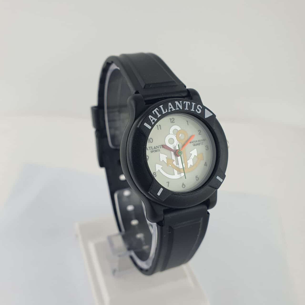 | Casa do Colecionador Relogio Atlantis Timao Sports Black Feminino Vintage Frete Gratis 7