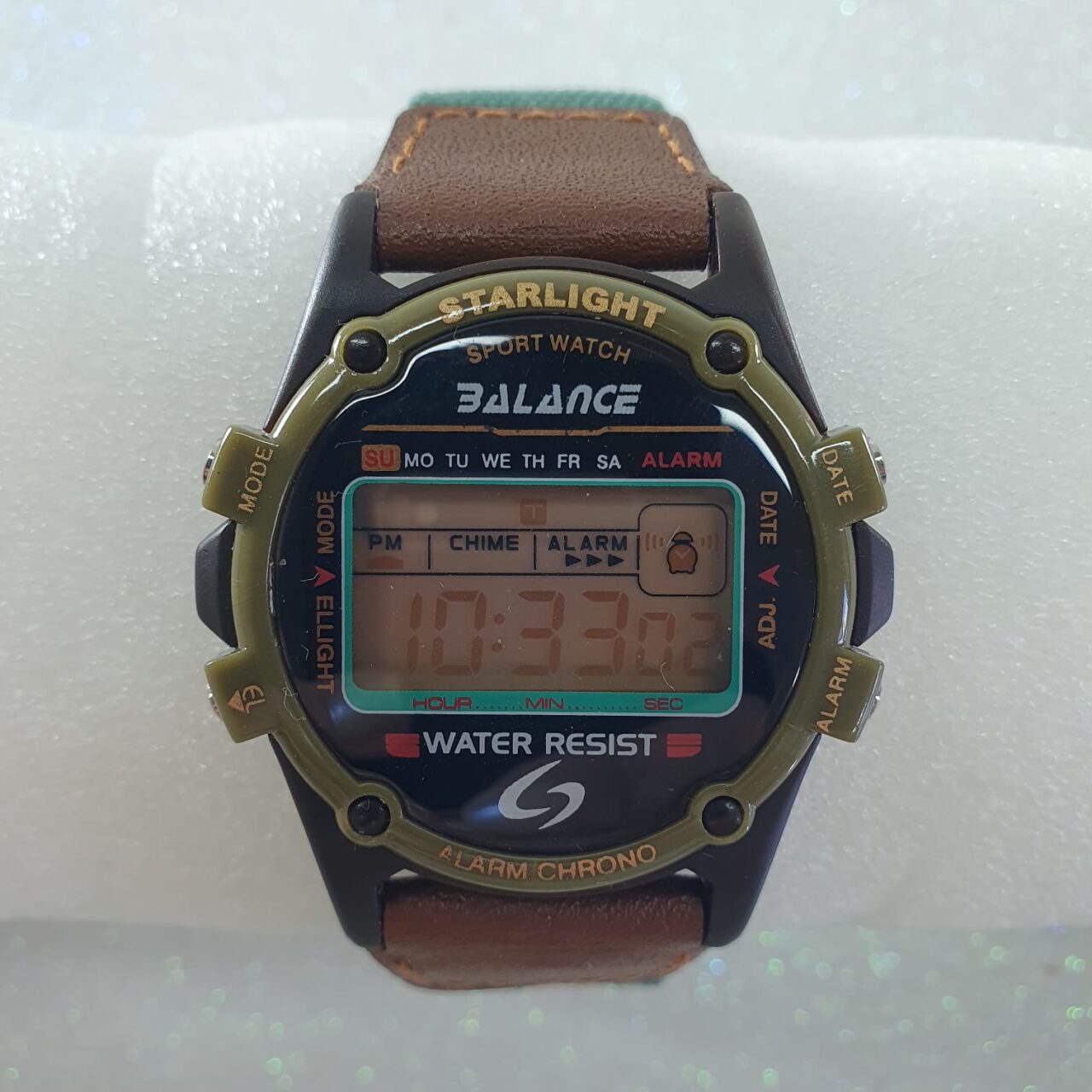 | Casa do Colecionador Relógio Balance Mod BLW1151 Militar Unisex Verde Oliva Vintage