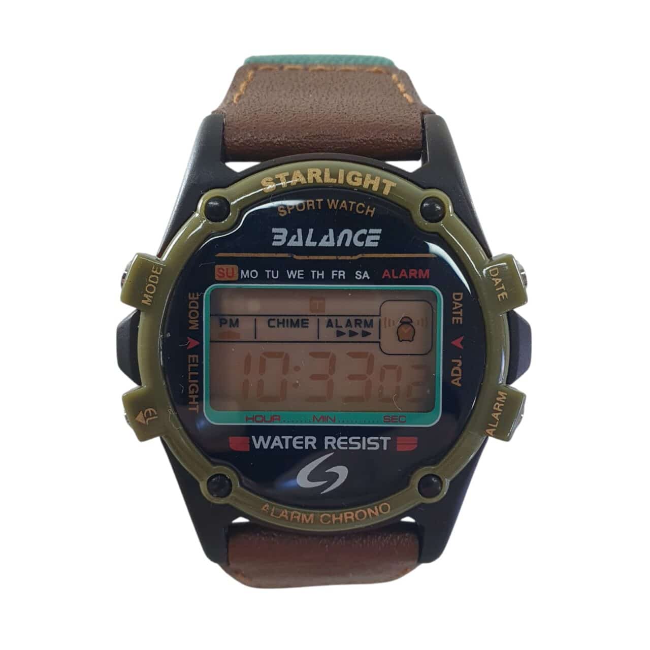 | Casa do Colecionador Relógio Balance Mod BLW1151 Militar Unisex Verde Oliva Vintage