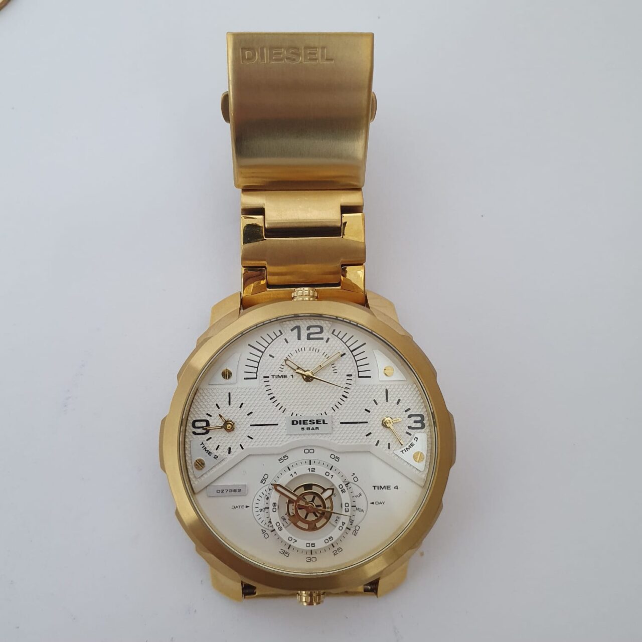| Casa do Colecionador Relógio Diesel Mod 7362 Dourado Masculino Vintage